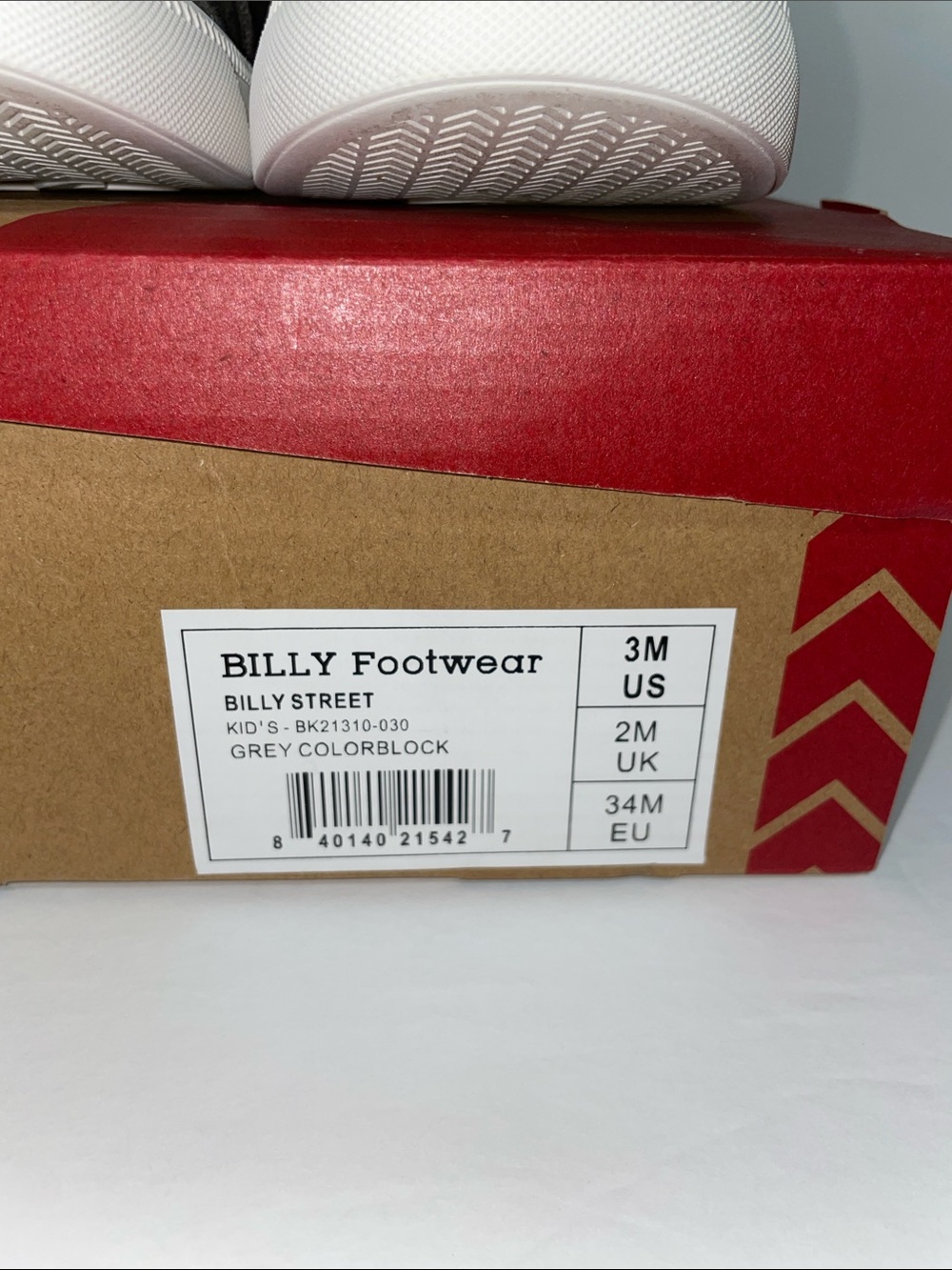 Kids Casual High-Top Sneakers in Gray and Black - Picture 2 of 15